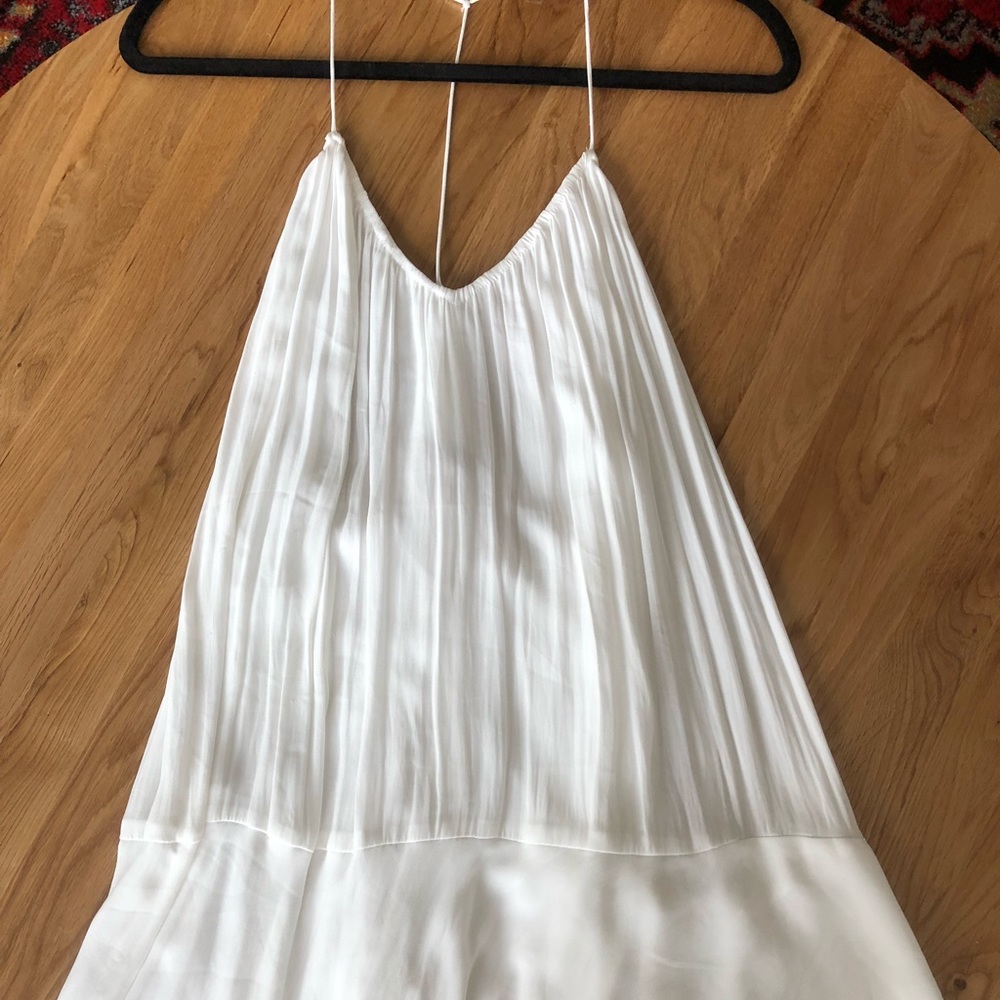 Flowy white dress